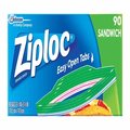 Scrubbing Bubbles Ziploc Clear Sandwich Bag 90 pk 71147